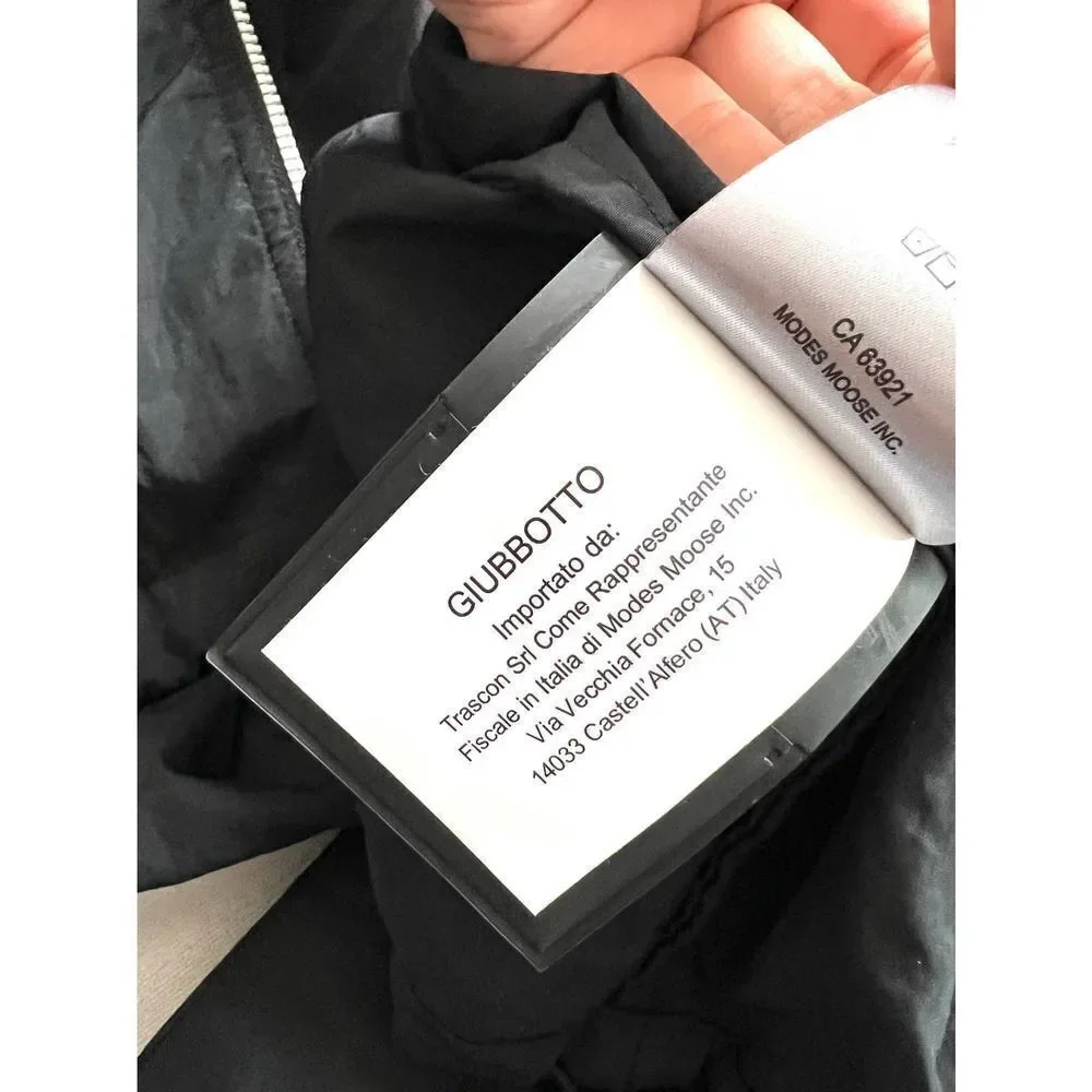 Moose Knuckles Steroes Anorak wind break jacket black